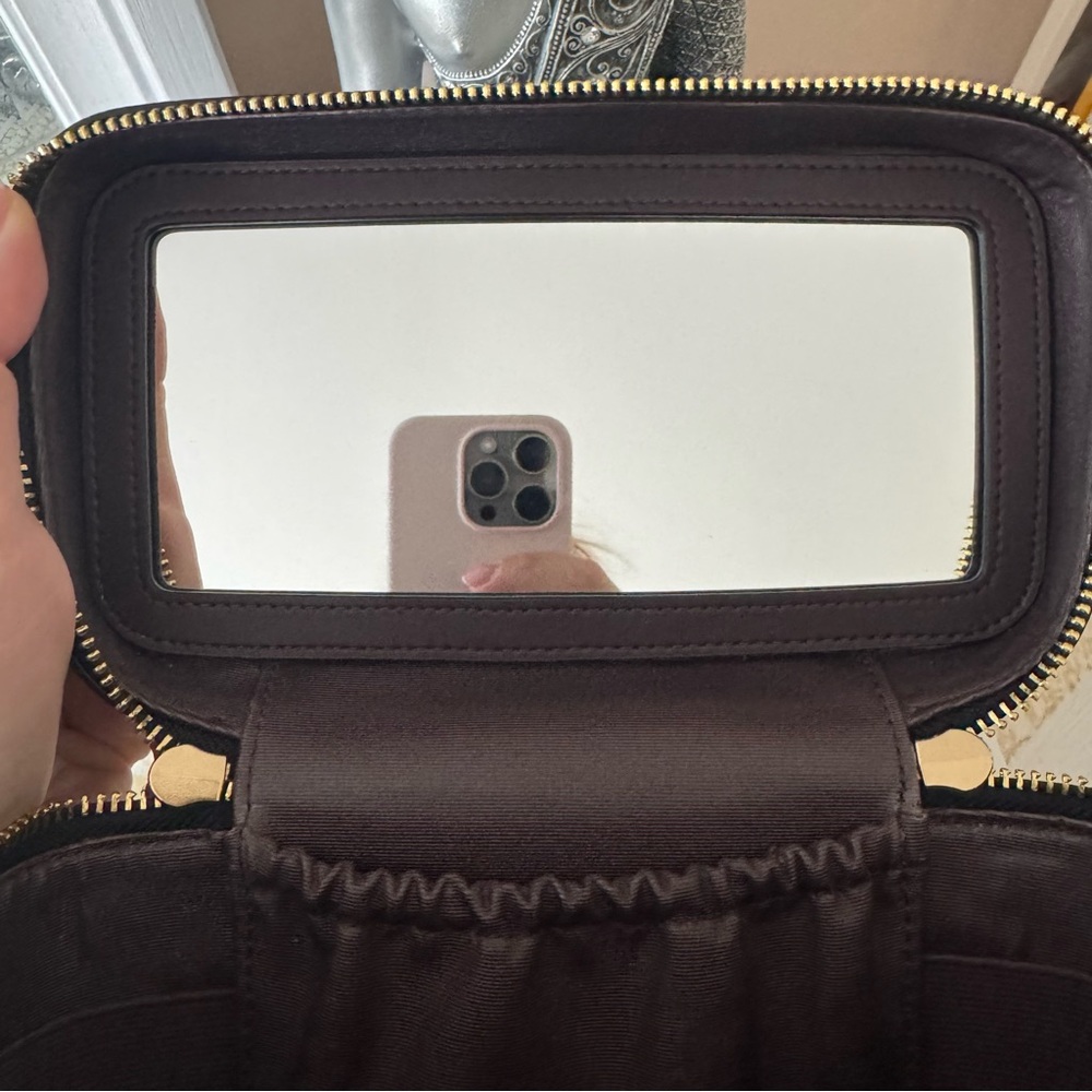 Coach | Black Leather Cosmetic Case - Picture 6 of 11